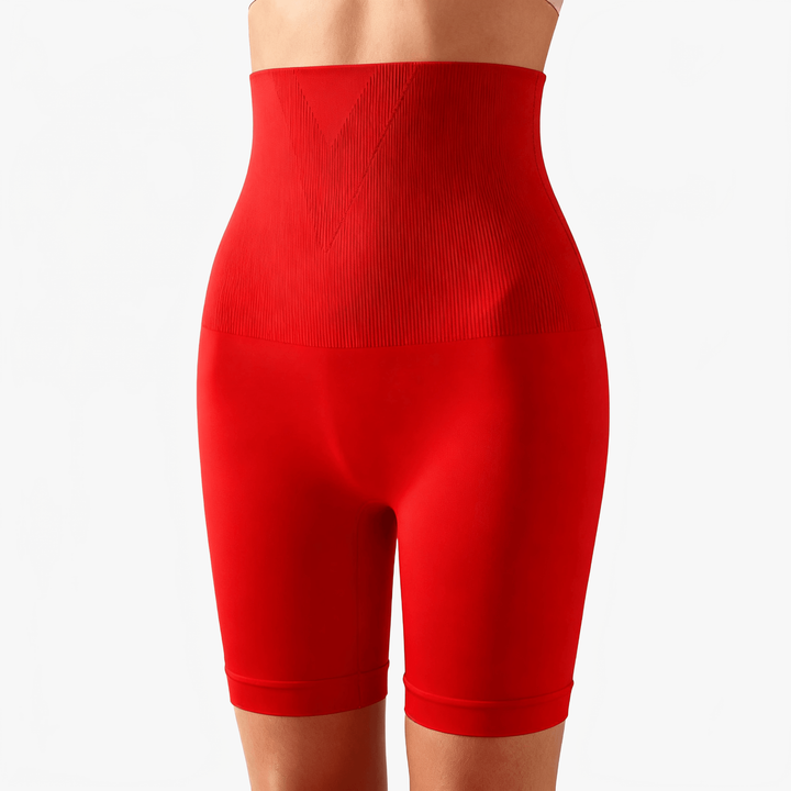 Sculpta – High Waist Tummy Control Shaping Shorts Red