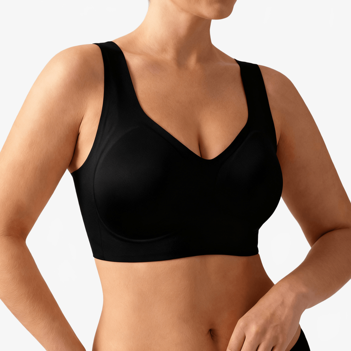 Veluna – Wire Free Lifting Jelly Bra Black