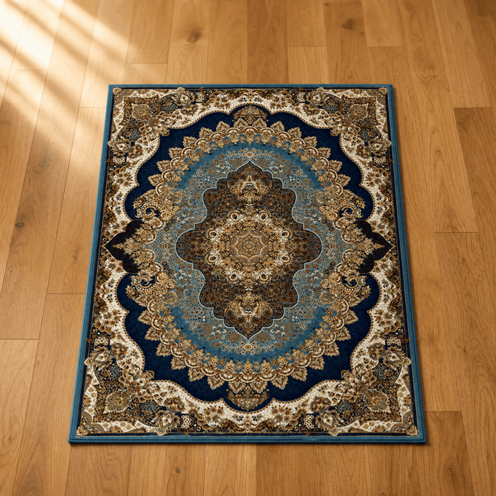 Persara – Vintage Persian Area Rug Brown / 16" × 24"