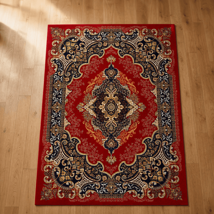 Persara – Vintage Persian Area Rug Red / 16" × 24"