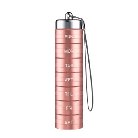 Pillvault – Waterproof 7 Day Aluminum Pill Organizer