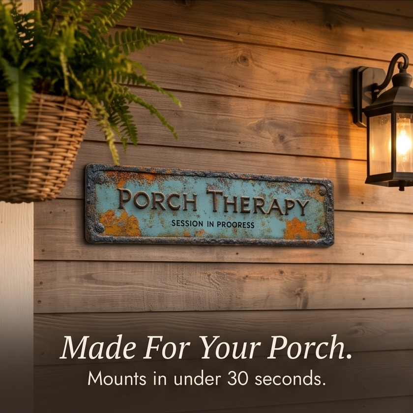 Porchly – Vintage Farmhouse Porch Therapy Plaque