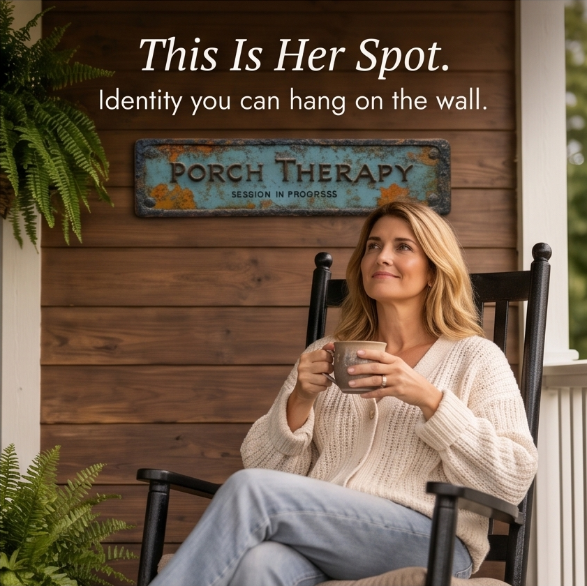 Porchly – Vintage Farmhouse Porch Therapy Plaque