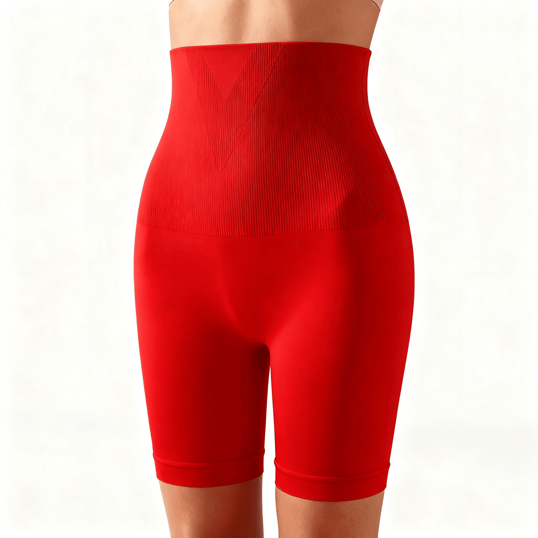 Sculpta – High Waist Tummy Control Shaping Shorts Red