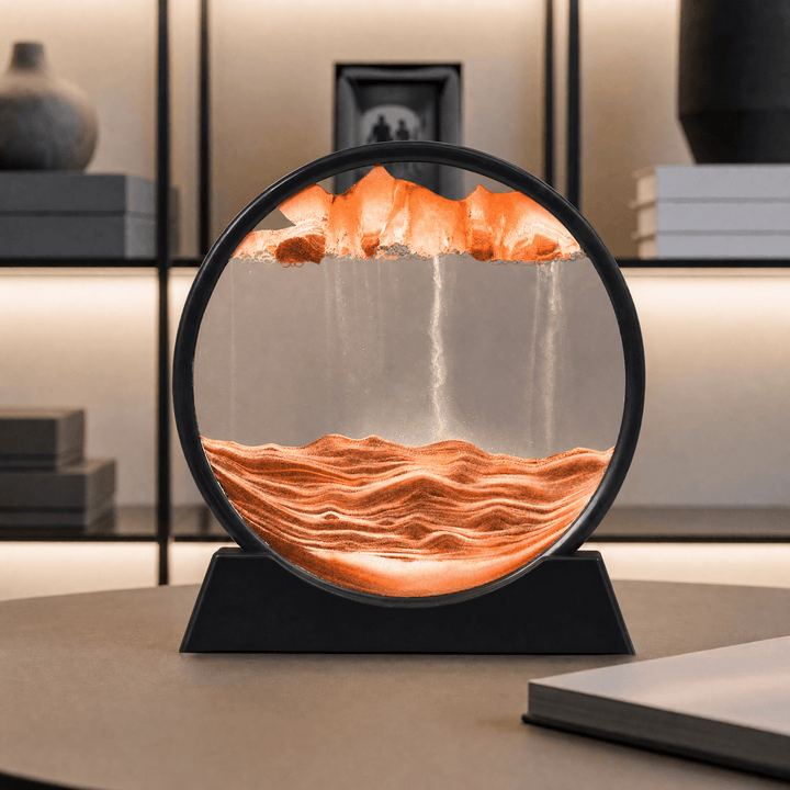 Serenitas – Sand Motion Art for Peace of Mind Desert Color / Black