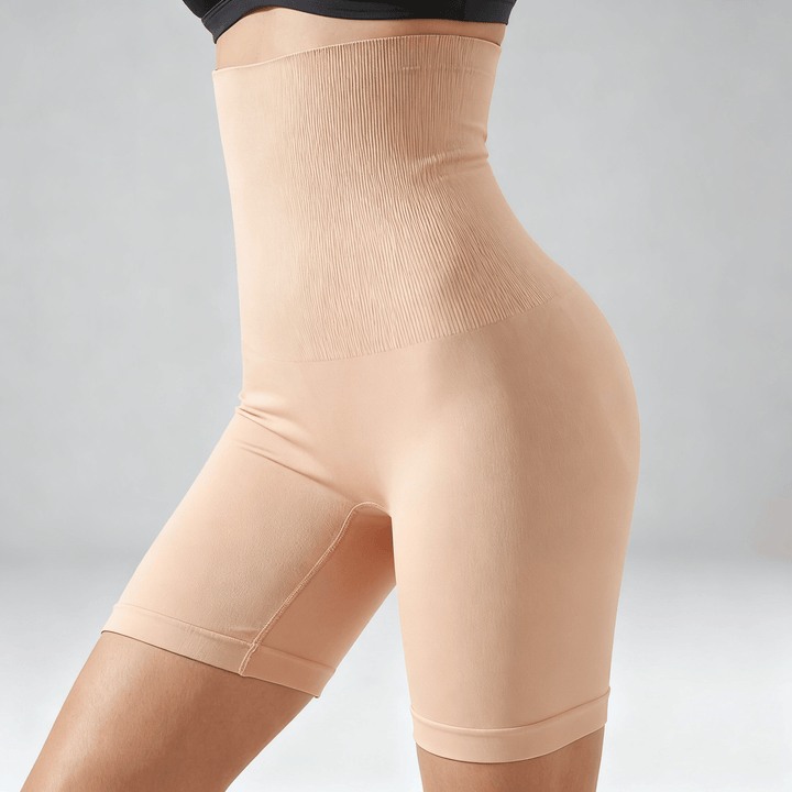 Shapeda – High Waisted Tummy Control Shaper Shorts Nude / XS-S