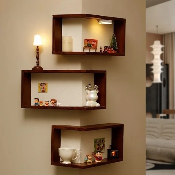 LuminaCorner™ - Illuminated Corner Shelves for Cozy Spaces