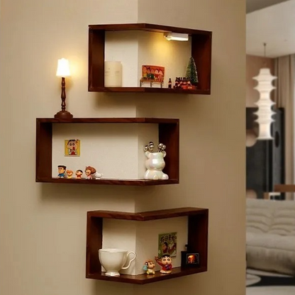 LuminaCorner™ - Illuminated Corner Shelves for Cozy Spaces