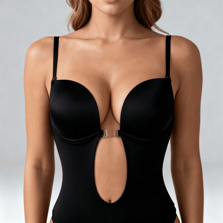 Silhouetta – Open Back Shaping Bodysuit Black / S