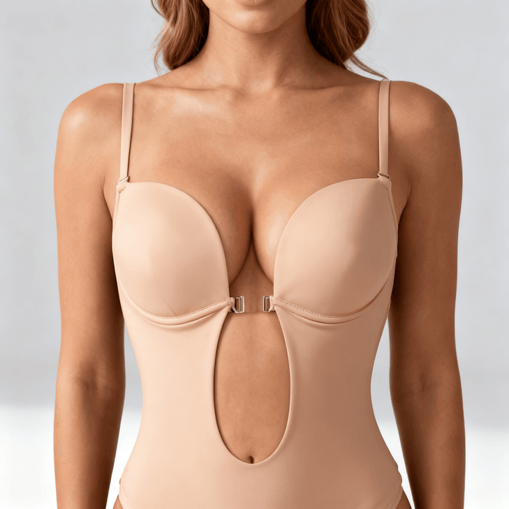 Silhouetta – Open Back Shaping Bodysuit Nude
