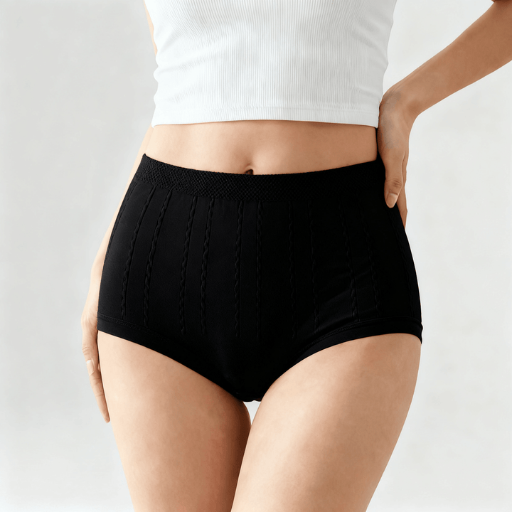 SleekHips – High Waisted Leakproof Panties Black