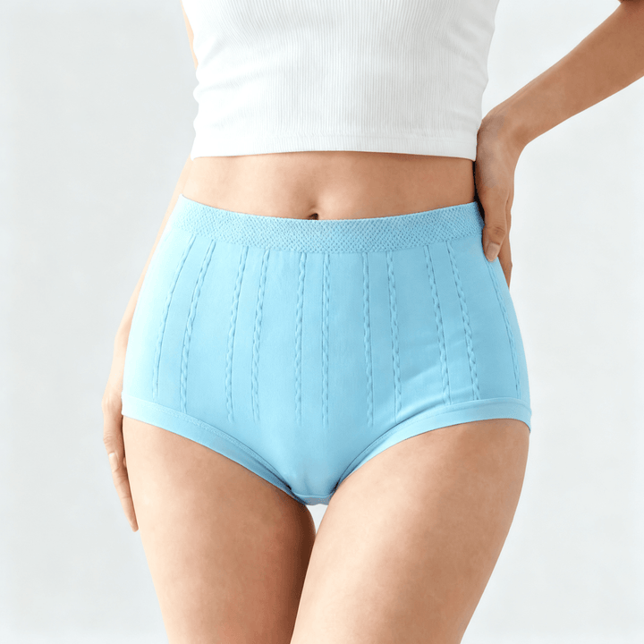 SleekHips – High Waisted Leakproof Panties Light Blue