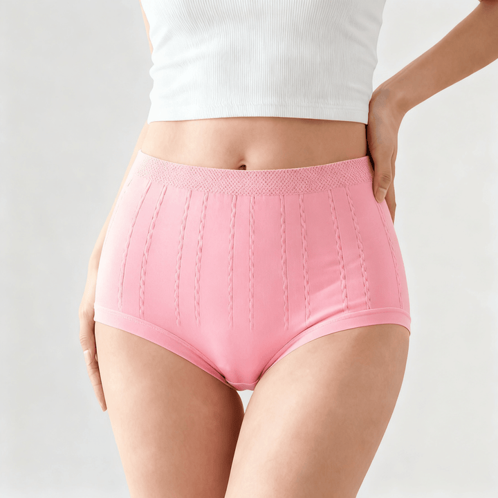 SleekHips – High Waisted Leakproof Panties Pink