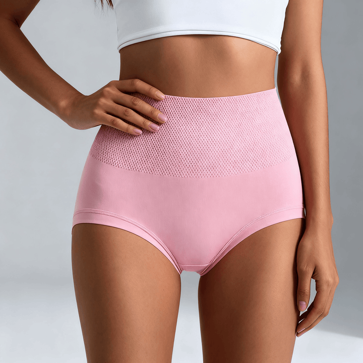 SleekHips™ - Summer Confidence High-Waisted Leakproof Panties (1+1 Free) Pink / S