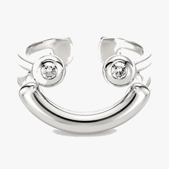 Smivana - Adjustable Smiley Ring, Set of 2