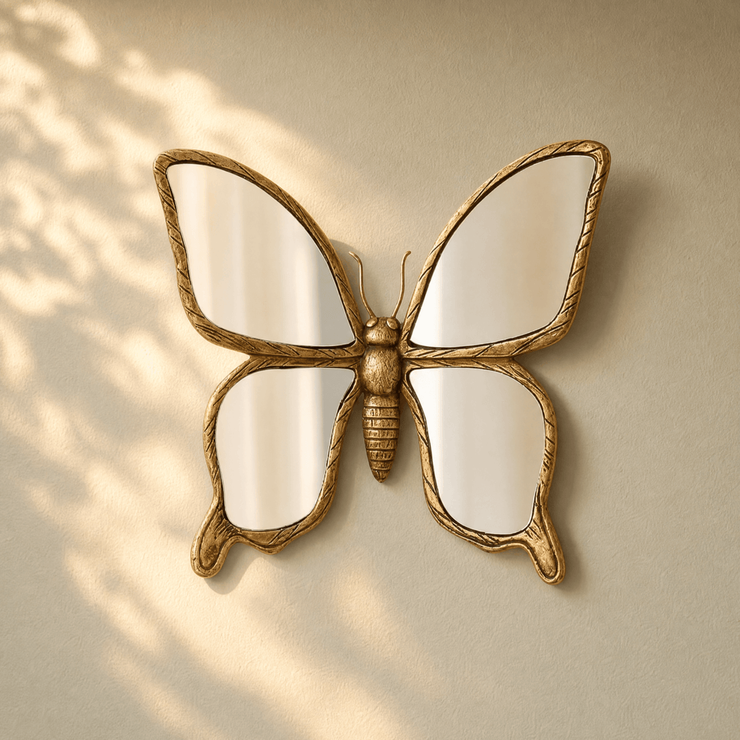 Solara - Mirrored Wall Accent Butterfly