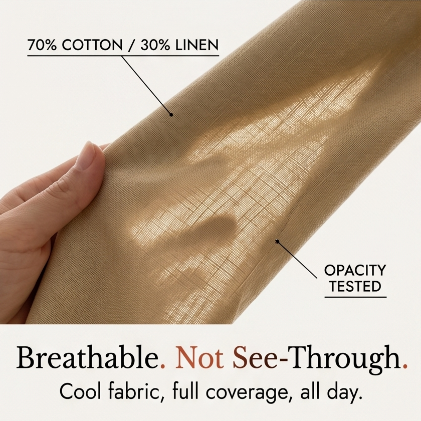 Solenna™ – Cotton-Linen Drawstring Capri