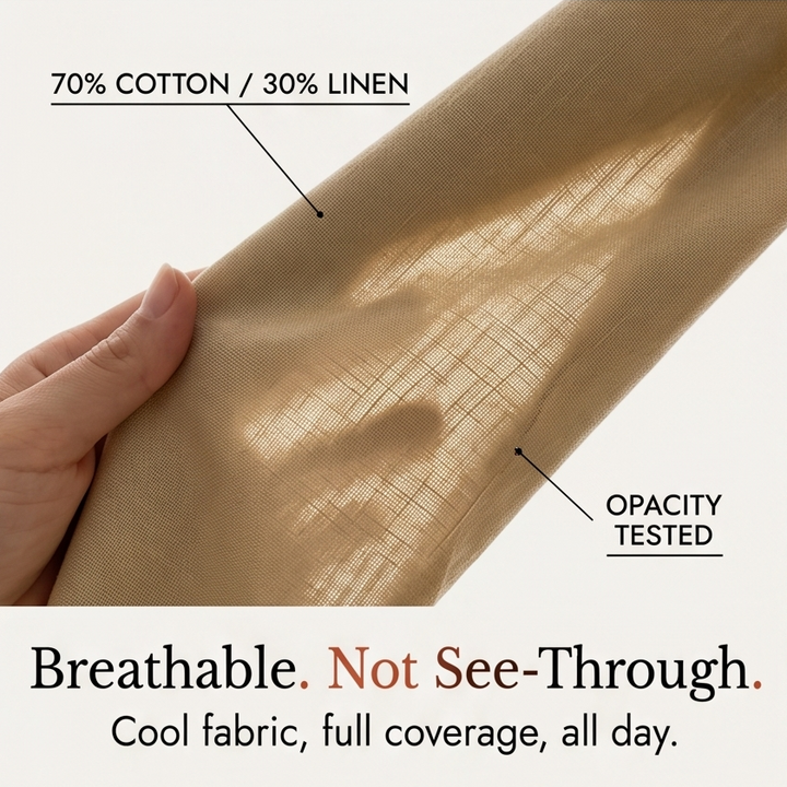 Solenna™ – Cotton-Linen Drawstring Capri