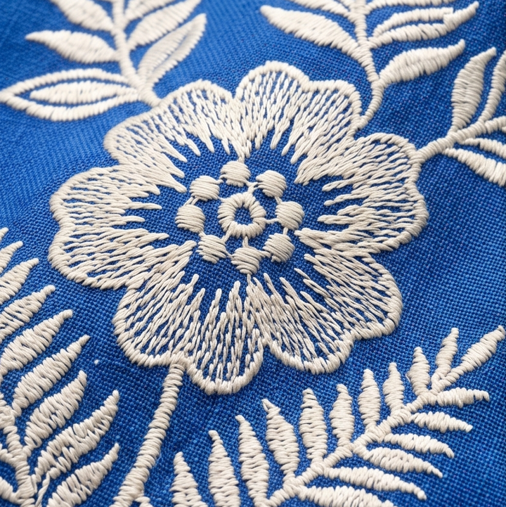 Solenya – Women's Embroidered Floral Midi Dress