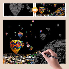 Inklume™ – Scratch Art Kit with Stylus Tool