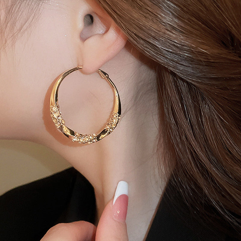 Zirenza™ -  Elegant Zirconia Hoop Earrings (50% Off)