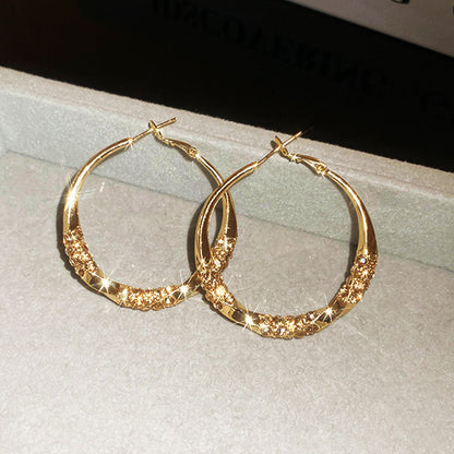 Zirenza™ -  Elegant Zirconia Hoop Earrings (50% Off)