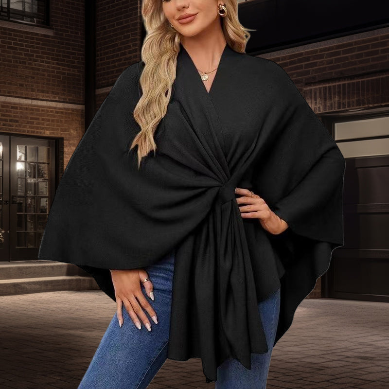 Aurelyn™ – Crossover Knit Wrap Shawl  (50% Off)