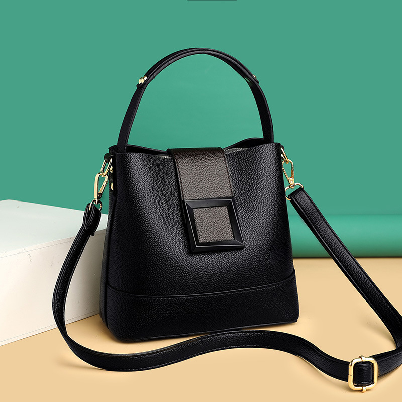 Ellabour™ – Structured Buckle Soft PU Leather Bag (60% Off)