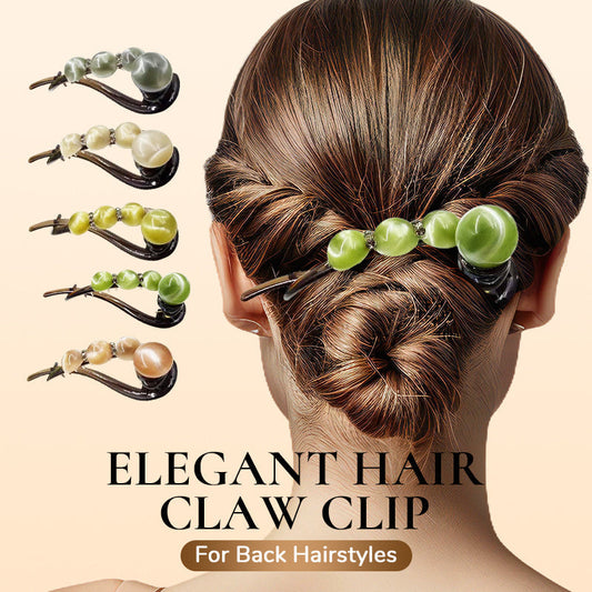 Perlune™ – 5 Cat's Eye Bead Twist Hair Clips (50% Off)