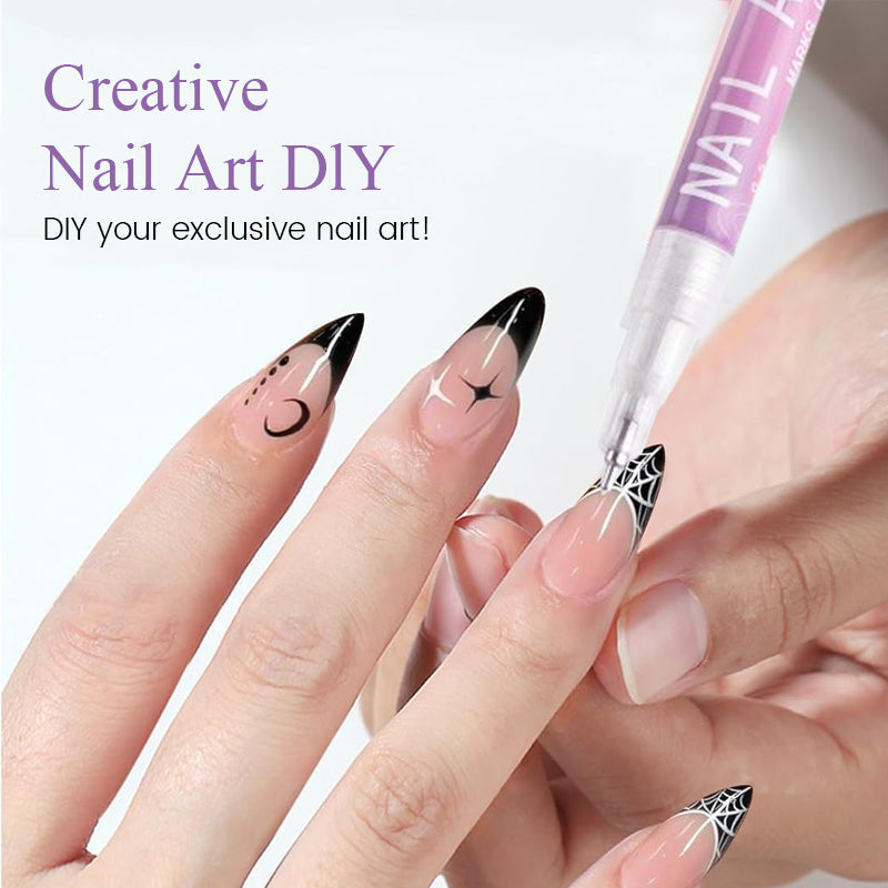 Vernisia™ – 12 Color Nail Art Fine Tip Pen Set