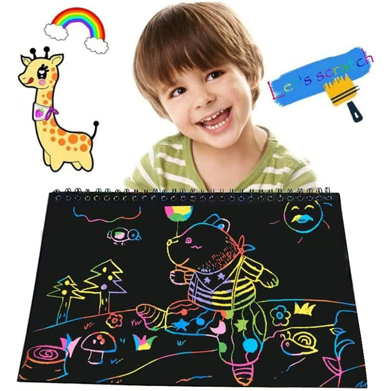 Inklume™ – Rainbow Scratch Art Booklet