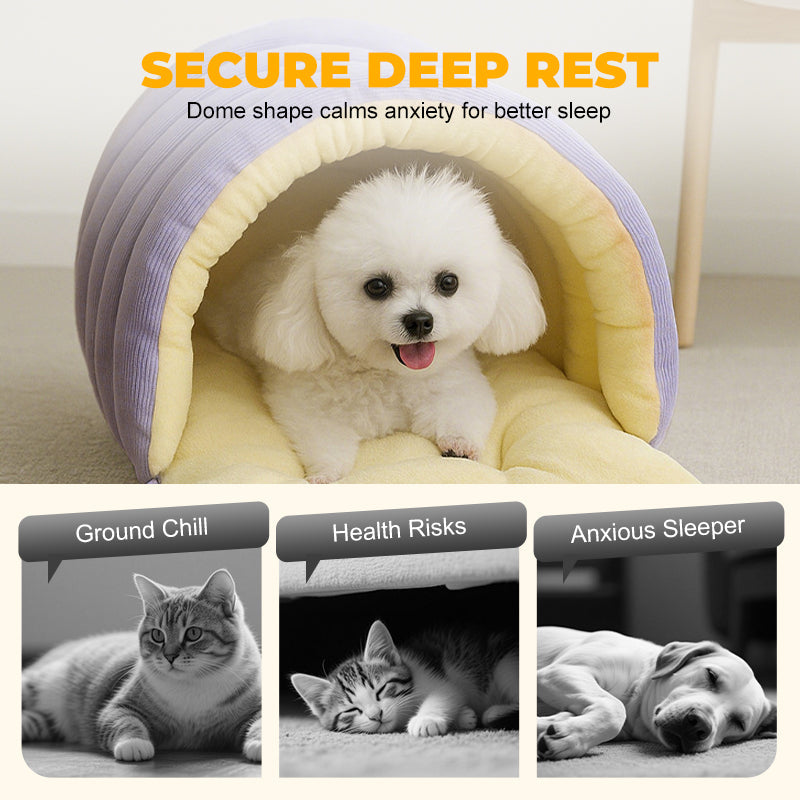 Cavina™ – Plush Pet Cave Bed