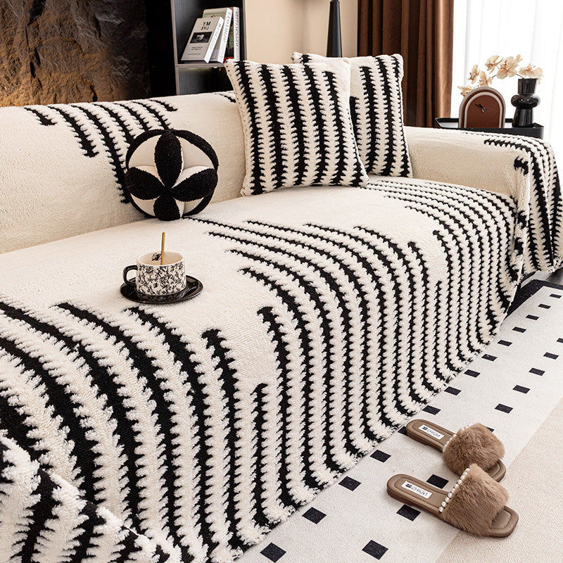 Velmora™ – Soft Textured Couch Cover with Grip