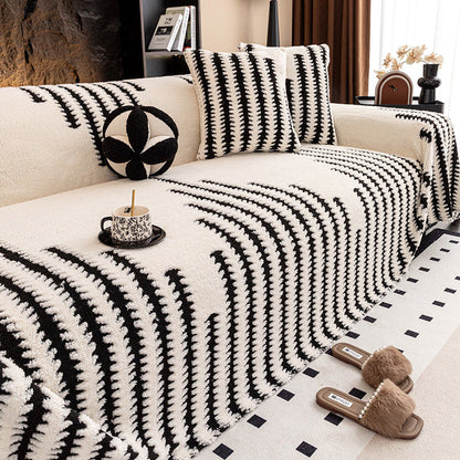 Velmora™ – Soft Textured Couch Cover with Grip