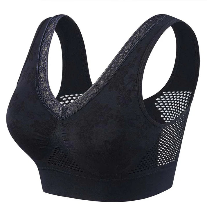 Veluna - Women's wireless lace comfort bra
