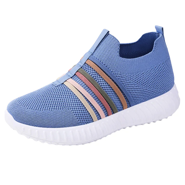 Steplia – Women's Breathable Mesh Slip-On Sneakers