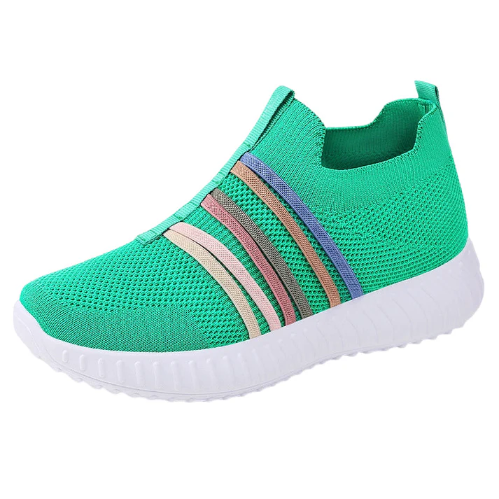 Steplia – Women's Breathable Mesh Slip-On Sneakers