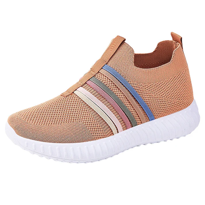 Steplia – Women's Breathable Mesh Slip-On Sneakers