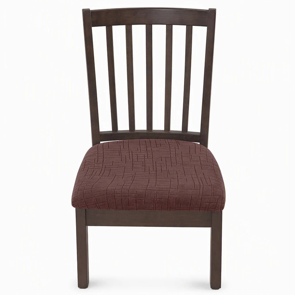 Snugseat – Tieless Stretch Jacquard Dining Chair Cover