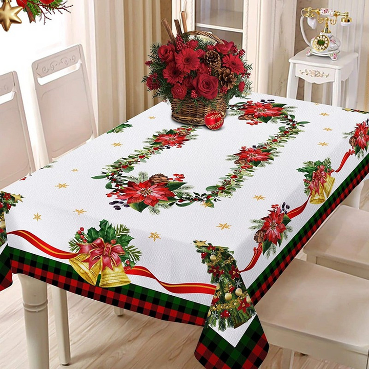 Hollymere – Christmas Printed Tablecloth