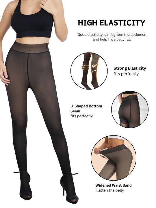 ThermaLuxe - Women's Fleece-Lined Compression Leggings, Thermal