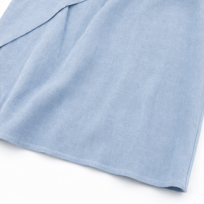 Sumlor – Asymmetric Button Midi Dress with Pockets for Summer