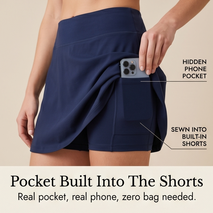 Sunday Edit – Women's Matching Set with Built-In Shorts
