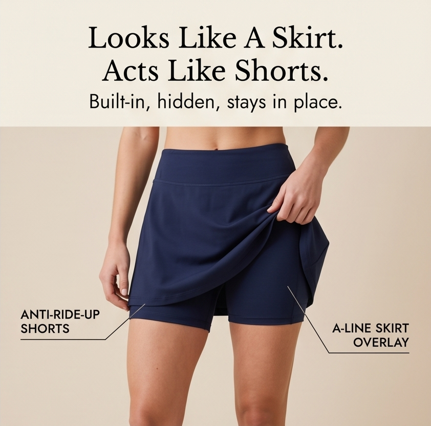 Sunday Edit – Women's Matching Set with Built-In Shorts