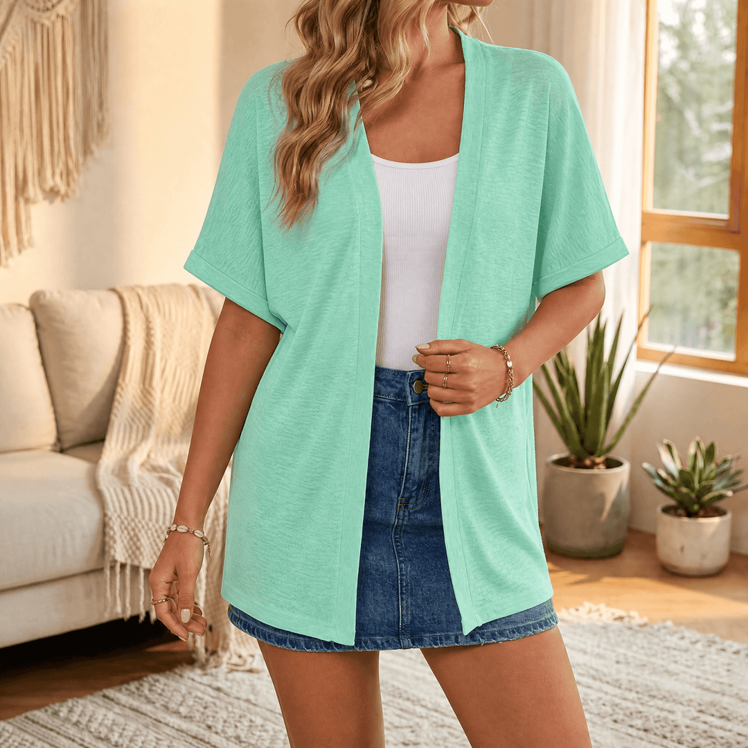 Sundrape – Women's Breezy Open Summer Cardigan Mint / S
