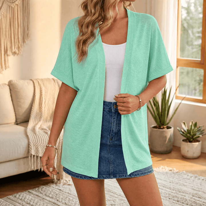 Sundrape – Women's Breezy Open Summer Cardigan Mint / S