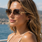Rimlyn – Rimless Oversized Tinted Sunglasses