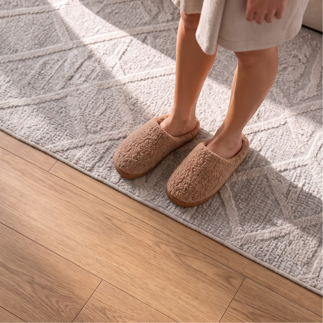 Toastia – Plush Indoor-Outdoor Non-Slip Slippers