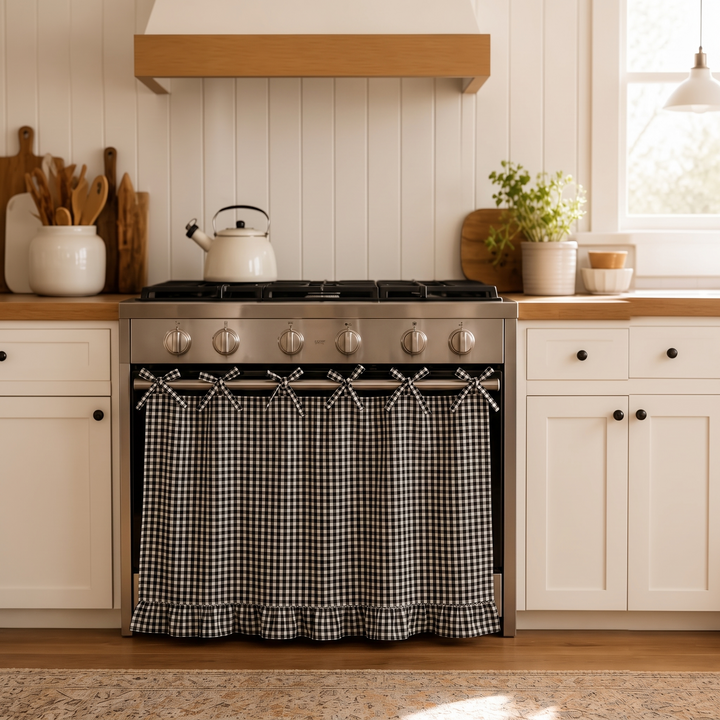 Hearthgrid – Gingham Oven Door Curtain