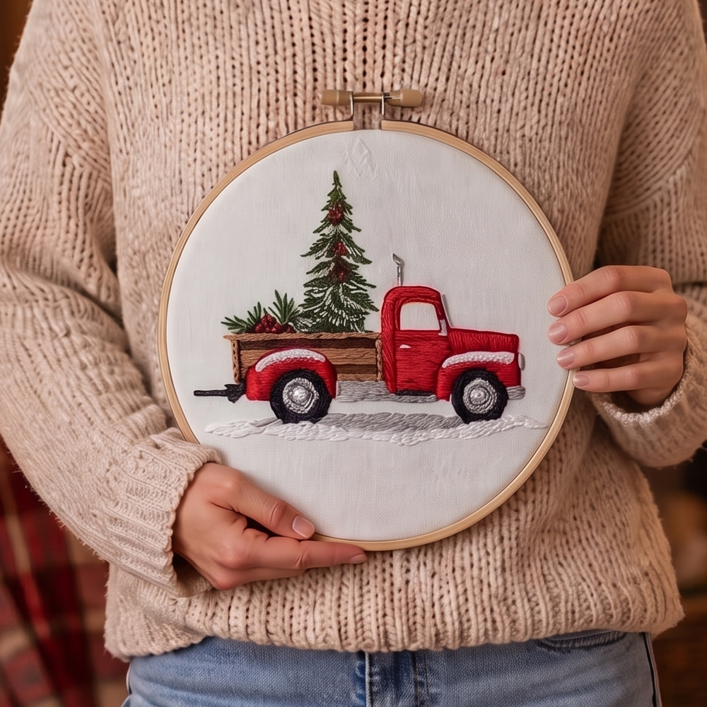 Hearthstitch – Christmas Stocking Embroidery Kit